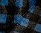 Blue-Black Polyester Check Plaid Double Sided Fleece Knit Fabric By the Yard
